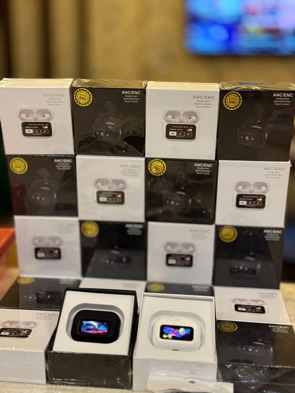 Black Touch Screen Apple AirPods A9 Pro