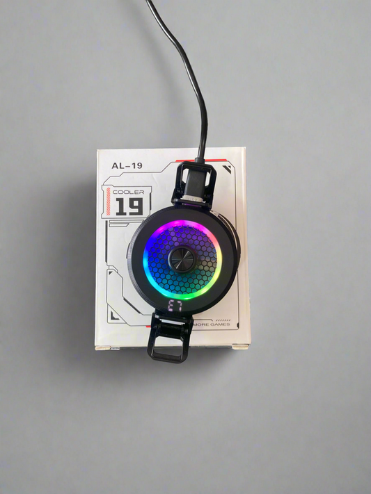 AL-19 RGB Gaming Phone Cooler with Digital Display